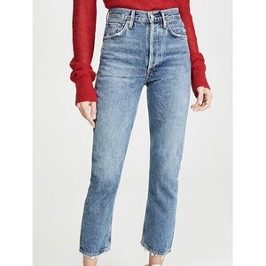 AGOLDE Riley High Rise Crop